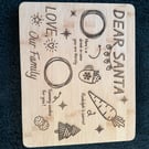 Christmas Eve Santa Board 