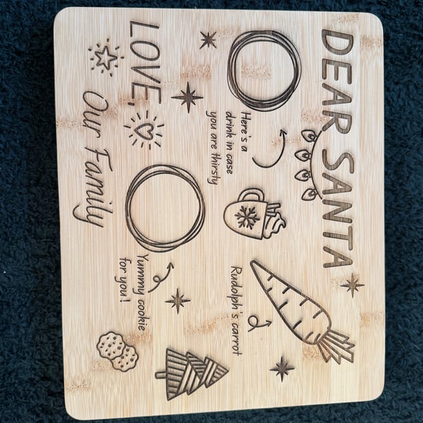 Christmas Eve Santa Board 