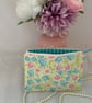 Zipped Purses, Pouch, Small Cosmetic Bag, Accessory Purse, Floral Purse - Image 5