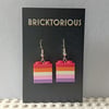 Lego LGBT Lesbian Earrings