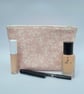  Make up bag - zipped pouch – floral, elegant, stylish - Image 2