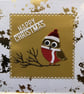 Handmade Framed Robin Art: Christmas Remembrance Keepsake Gift. - Image 4
