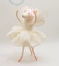 Fairy ballerina needle felt mouse