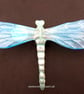 Handmade Fused Glass Dragonfly Garden Stake “Daphne “ - Image 2