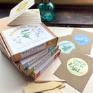 Grow Your Own Herbal Tea Gift set with seeds