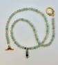 Green Aventurine & Genuine Emerald Necklace, May Birthstone, Gift For Taurus - Image 6