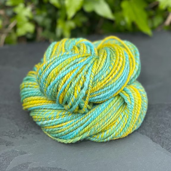 Punta Arenas Handspun Yarn, Hand Dyed 105 grams, 123 yards, Worsted Weight