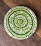 Driggle-Draggle. Hand Painted Olde English Insults Coaster - Image 1