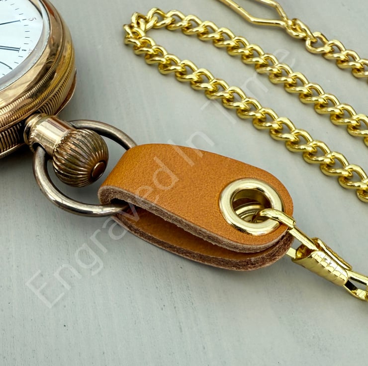 Leather Pocket Watch Bow Protector Different Co... - Folksy