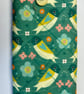 Velvet lined glasses case pouch, Set 2 green - Image 2