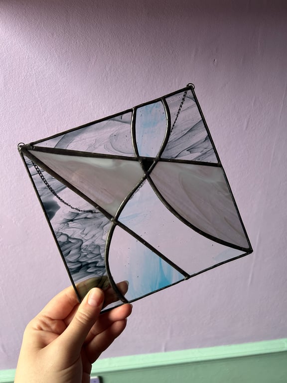 Abstract Flow Stained Glass