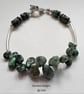 Designer Genuine Raw Emerald Bracelet  - Image 7