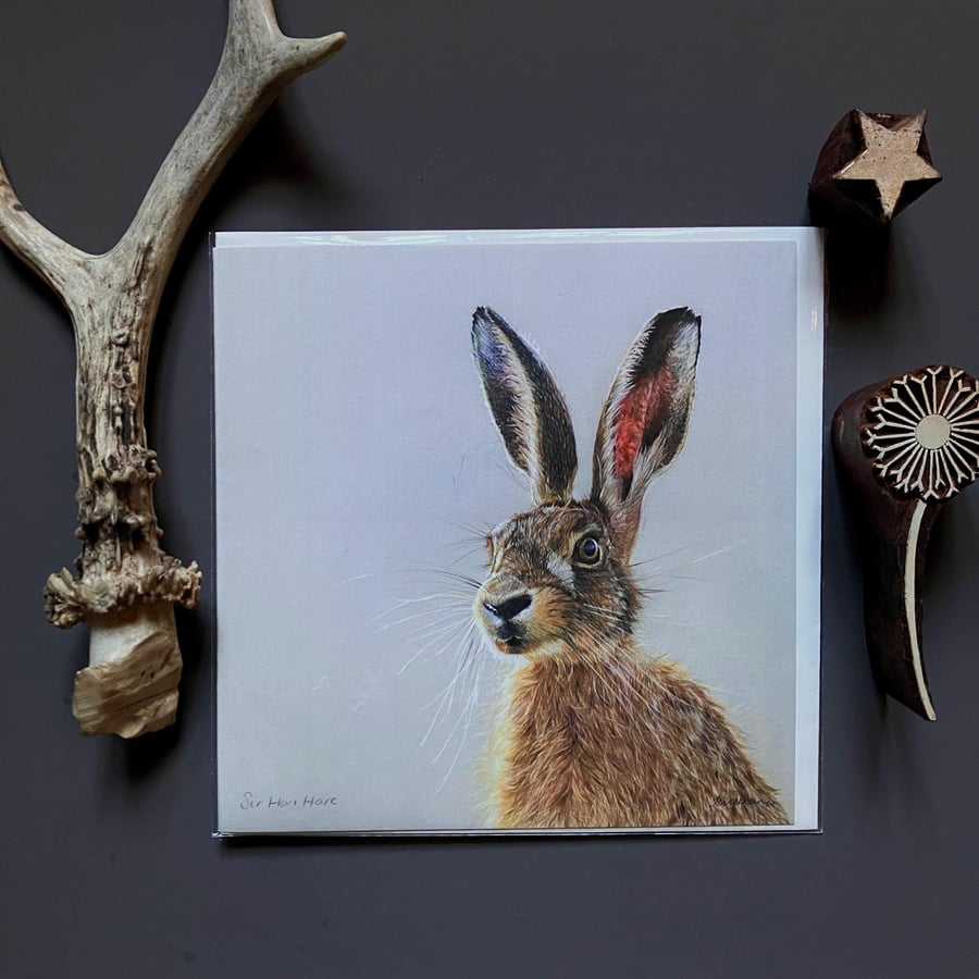 Sir Hari Hare Blank Greeting Card