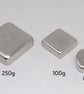Lead-Free Pewter Heart Ingot 75g Minimum 95% Tin for Jewellery Making & Casting - Image 2