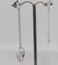 Domed Silver Mismatched Earrings - Image 3