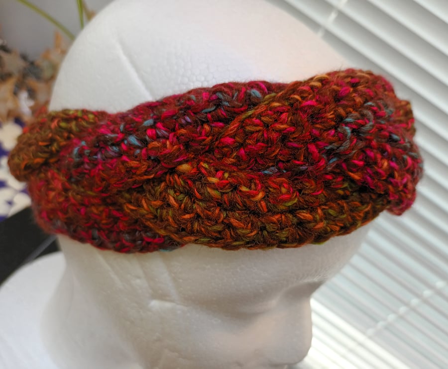 Crochet braid head band 