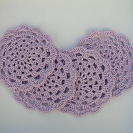 Crochet doilies set of 4