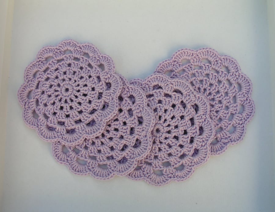 Crochet doilies set of 4