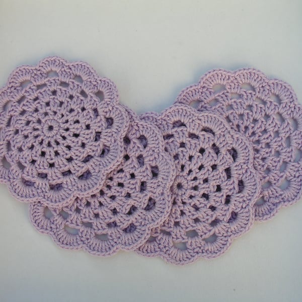 Crochet doilies set of 4