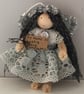 Tiny Light Blue Fairy Doll Decoration 