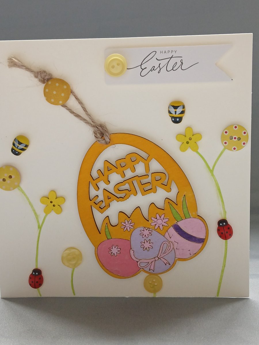 Handmade Easter card 