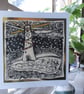 Handprinted Original Linocut Christmas Card - Image 5