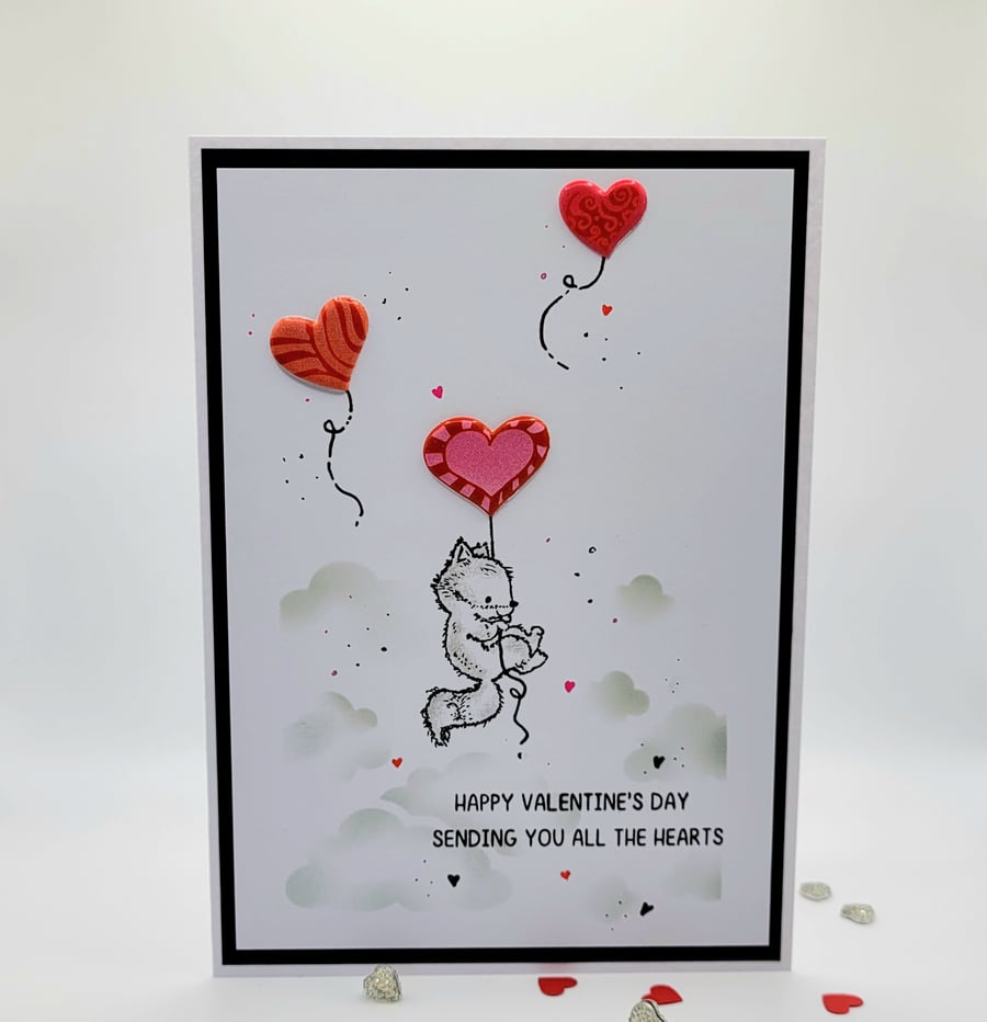 Little Fox Valentine Card - Greeting Card Valentine's Day