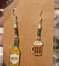 Beer charm earrings - Image 1
