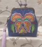 The Rosemaling Butterfly Coin Purse