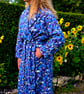 Handmade Liberty of London Lantana Dressing Gown Cosy Winter Robe Animal Kingdom - Image 3