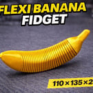 Flexi Banana Fidget - 110 - 135 - 25mm