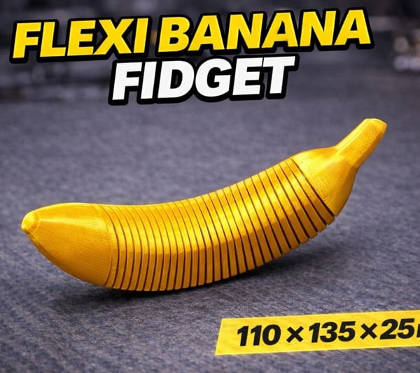 Flexi Banana Fidget - 110 - 135 - 25mm