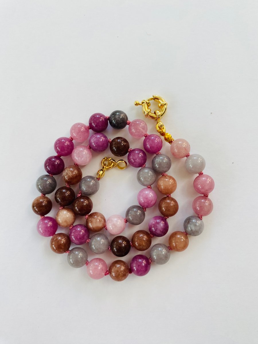 Alashan agate necklace 