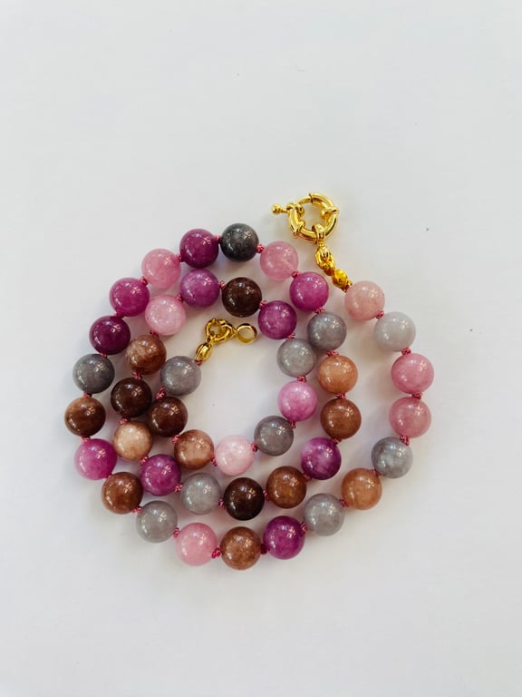 Alashan agate necklace 