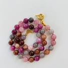 Alashan agate necklace 