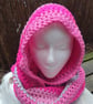 Pink Crochet Snood - Image 2