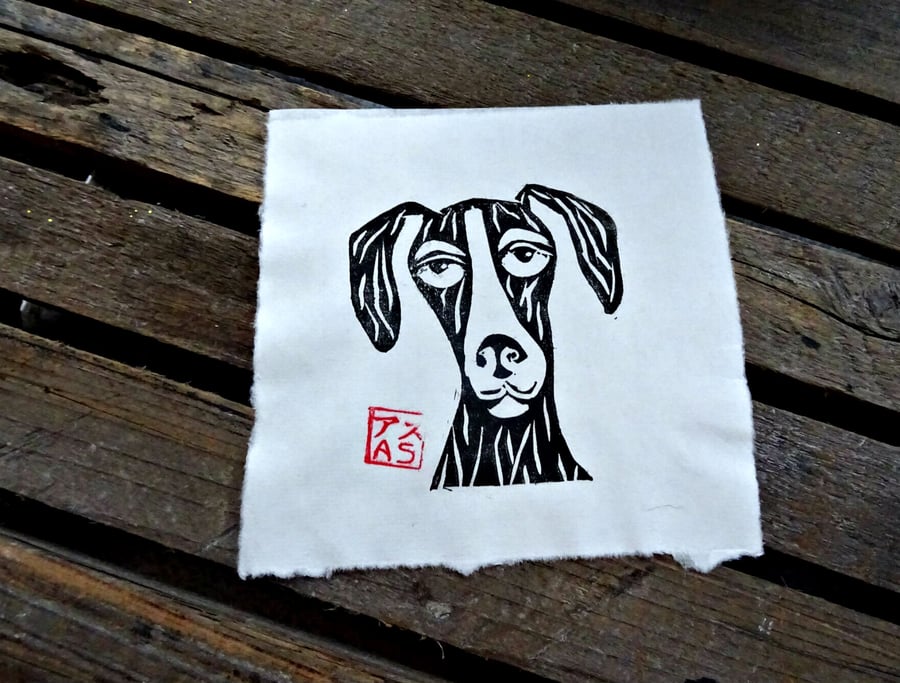 Suspect No. 3 - Original Linocut Print - Unmounted