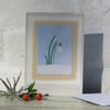 Little Snowdrop hand-stitched card for Christmas, New Year, sympathy, birthday