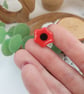 Poppy Pin Badge, Poppy Brooch, Red Flower Badge, Remembrance Poppy - Image 7