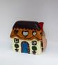 Hand-Painted Ceramic Country Cottage Tea-light
