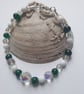 white and Green Crystals Bracelet - Image 5