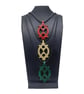 Boa Me Na Me Mmoa Wo pendant. adinkra symbol jewellery, ghana tribal heritage