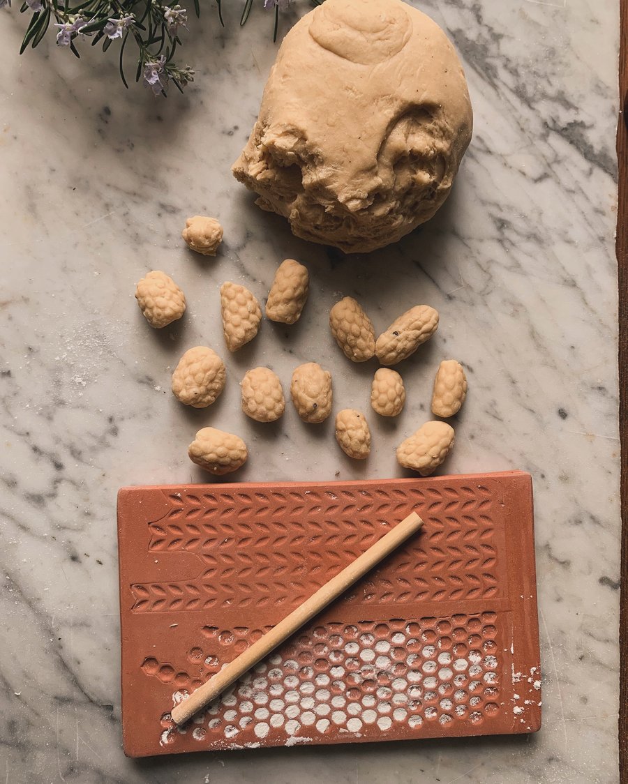 Terracotta pasta and gnocchi board