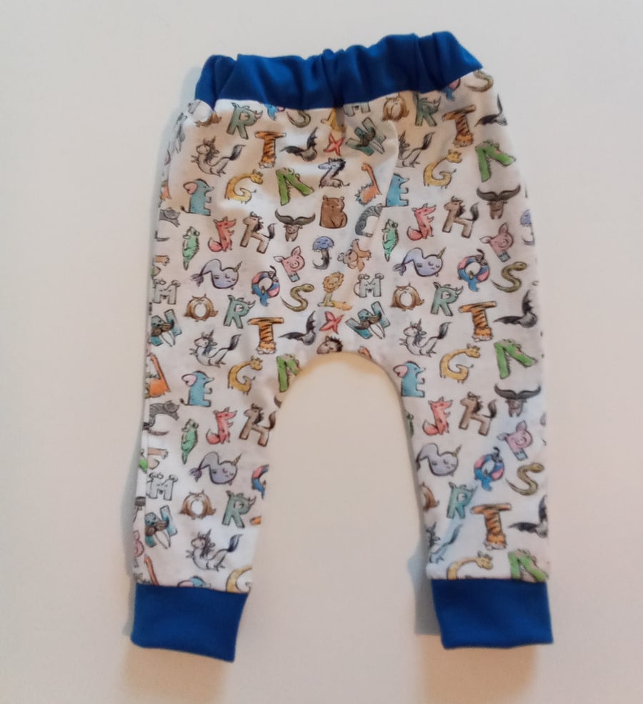 3-6 months leggings, hat, animals, gender neutral baby clothes, leggings, abc