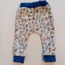 3-6 months leggings, hat, animals, gender neutral baby clothes, leggings, abc