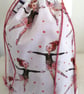 BALERINA & HEARTS DRAWSTRING BAG - Image 1