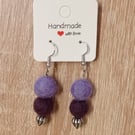 Felt Earrings