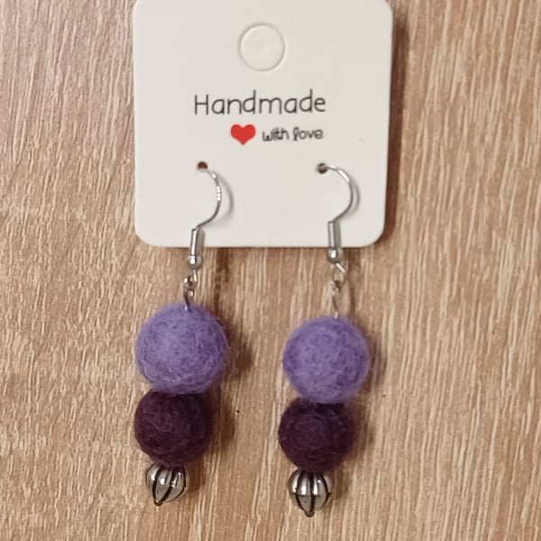 Felt Earrings