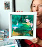 Wetlands Acrylic Painting with frame  - Image 4