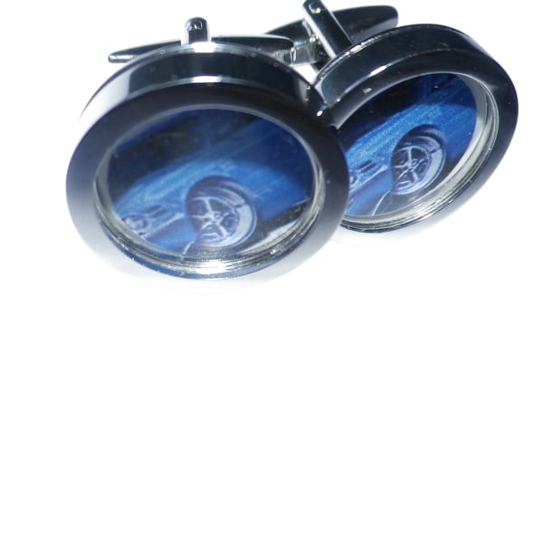 1970 Mustang cufflinks, free shipping, gift wrapped, iconic image, Ref 6572